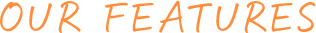 OUR FEATURES